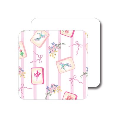 Watercolor Mahjong | Disposable Coasters