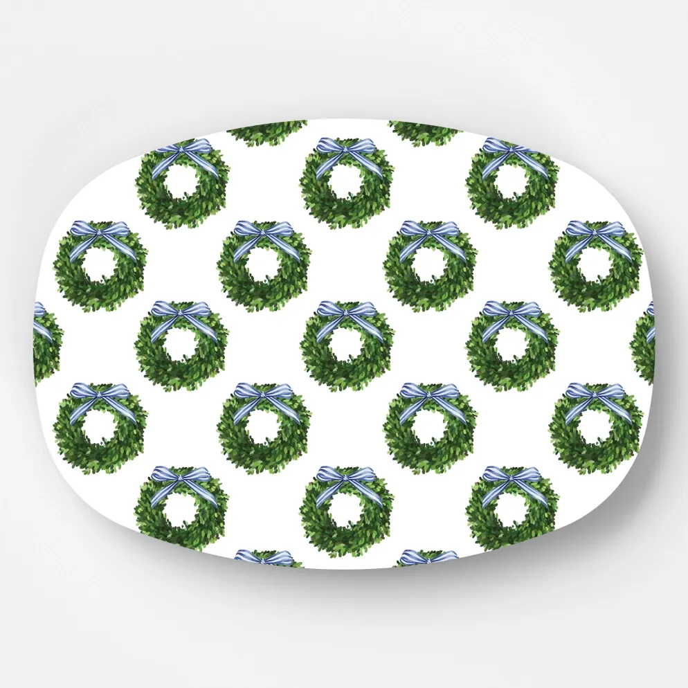 Boxwood Wreath | Serving Platter