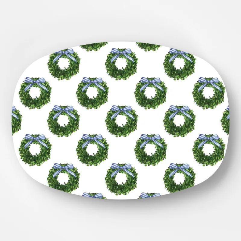 Boxwood Wreath | Serving Platter
