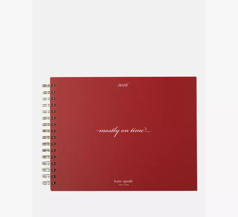 Kate Spade | Mostly On Time 2026 12-month Horizontal Planner