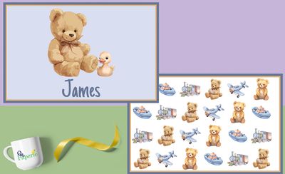 Bear with Duck | Placemat