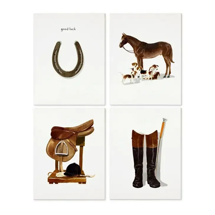Horsey Set Note Set - Boxed Equestrian Greeting Cards