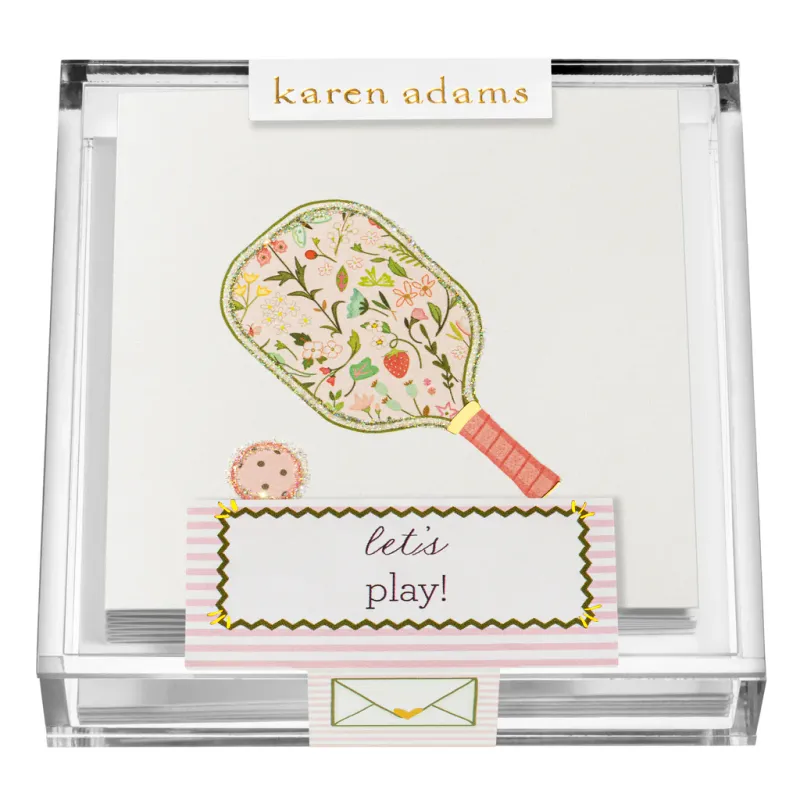 Pickleball Gift Enclosures in Acrylic Box