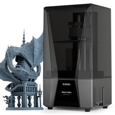 ELEGOO Saturn 3 ULTRA - 12K High Speed Resin 3D Printer (DISCONTINUED)