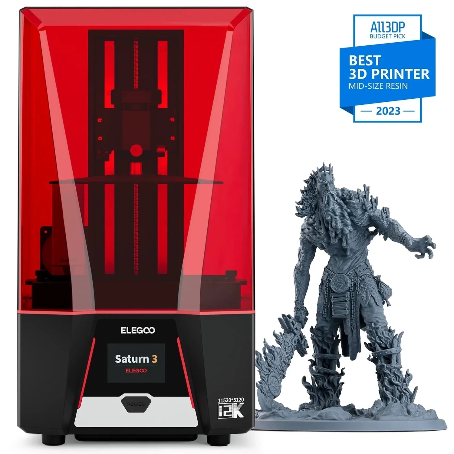 ELEGOO Saturn 3 - 12K Resin 3D Printer