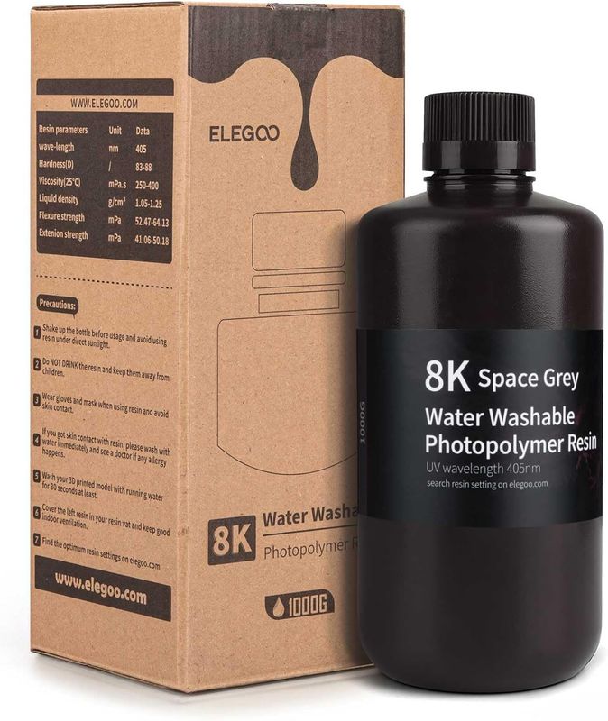 Elegoo 8K Water Washable Resin 1Kg