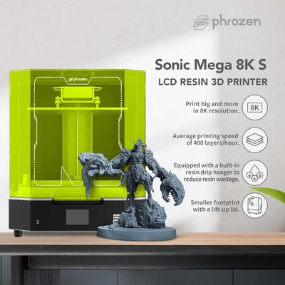 Phrozen Sonic Mega 8K S - Large Resin 3D Printer