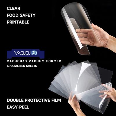 A3 PETG Sheets 0.3/0.5mm for Vacucu 3D A3 Vacuum former