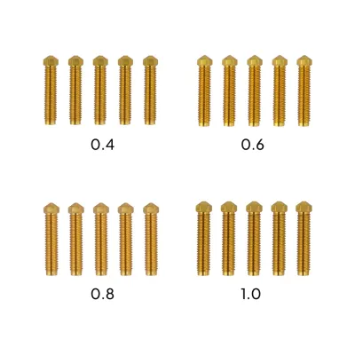 Multi-Size Brass Nozzle Kit for Elegoo OrangeStorm Giga