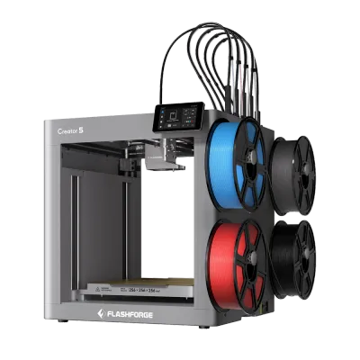 Flashforge Creator 5 - Multi Toolhead 3D Printer