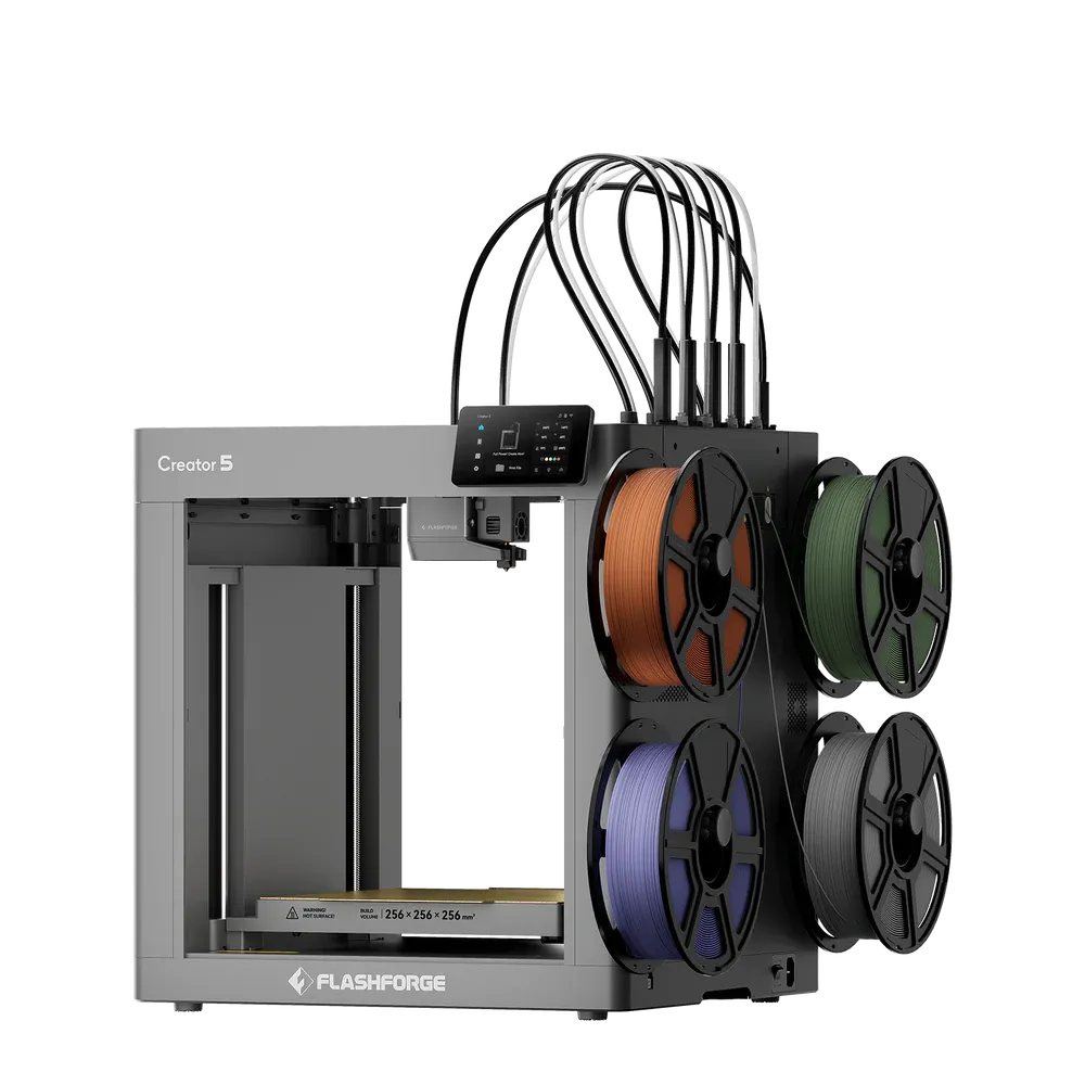 Flashforge Creator 5 - Multi Toolhead 3D Printer