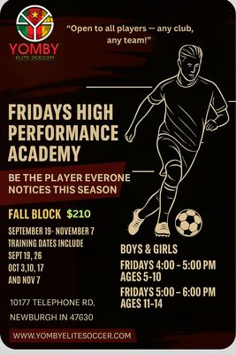 Fridays High Performance Academy