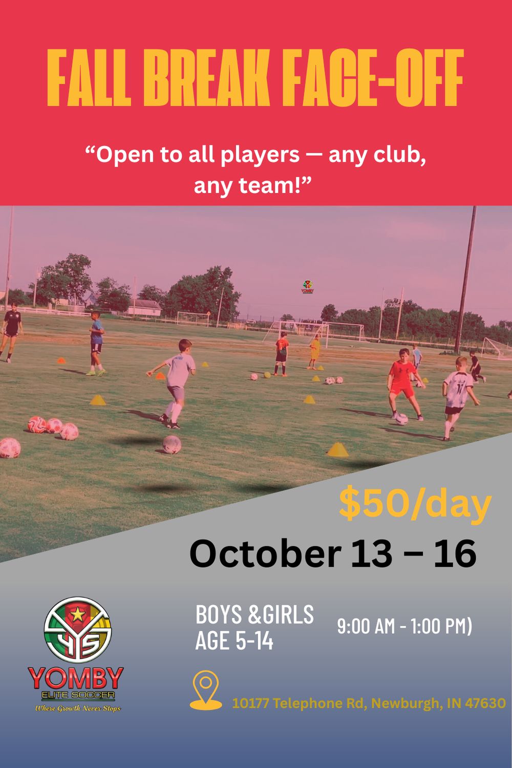Fall Break Face-Off Camp (Daily Rate)