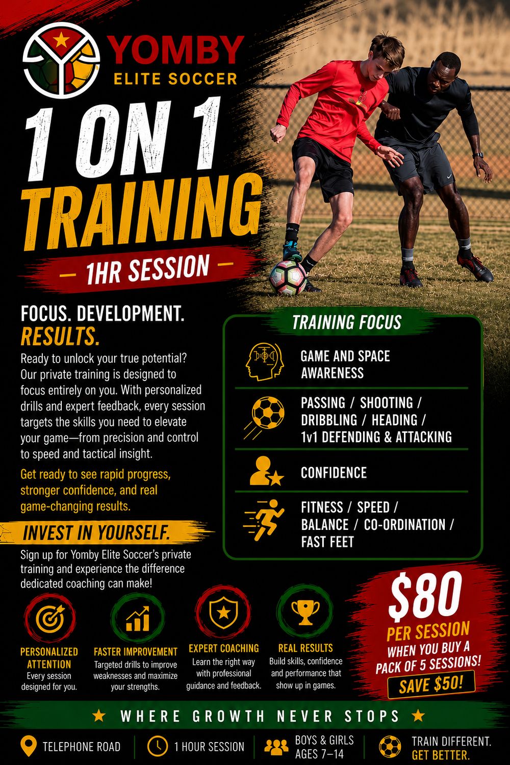 1 on1 Training (5 sessions) 1 on1 Training (5 sessions)