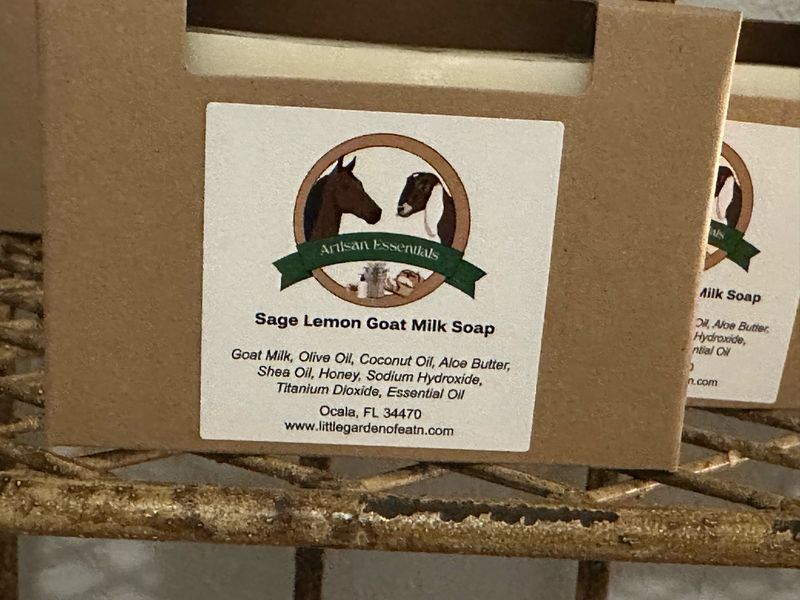 Sage &amp; Lemon Goat Milk Soap