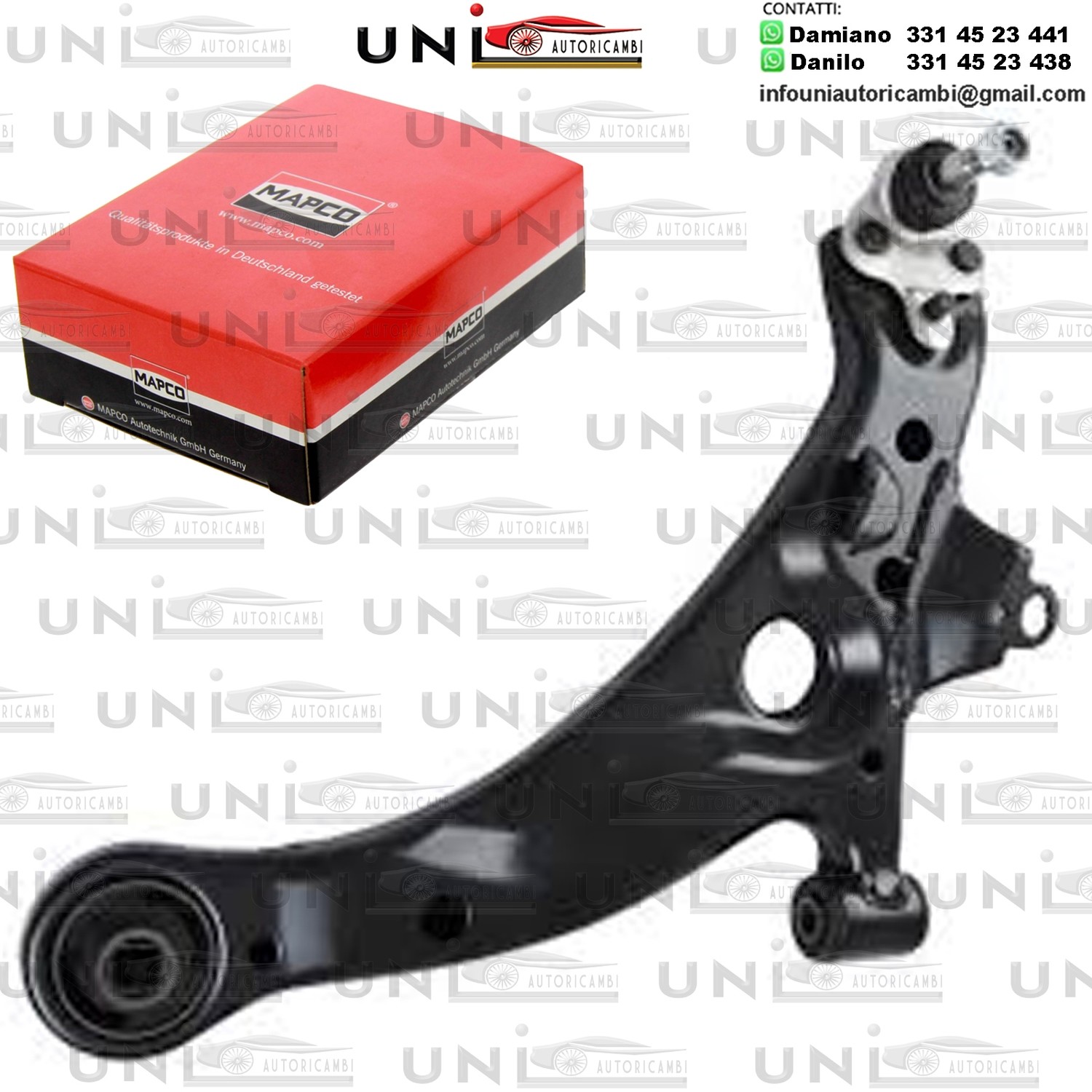 Braccio oscillante anteriore Destro Rinforzato TOYOTA AVENSIS