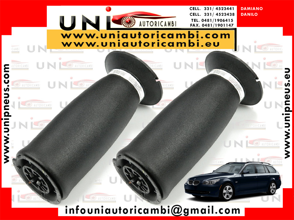 2x Molle Ad Aria Posteriore 1x DESTRA + 1xSINISTRO per: BMW SERIE 5 E61 dal 2004-