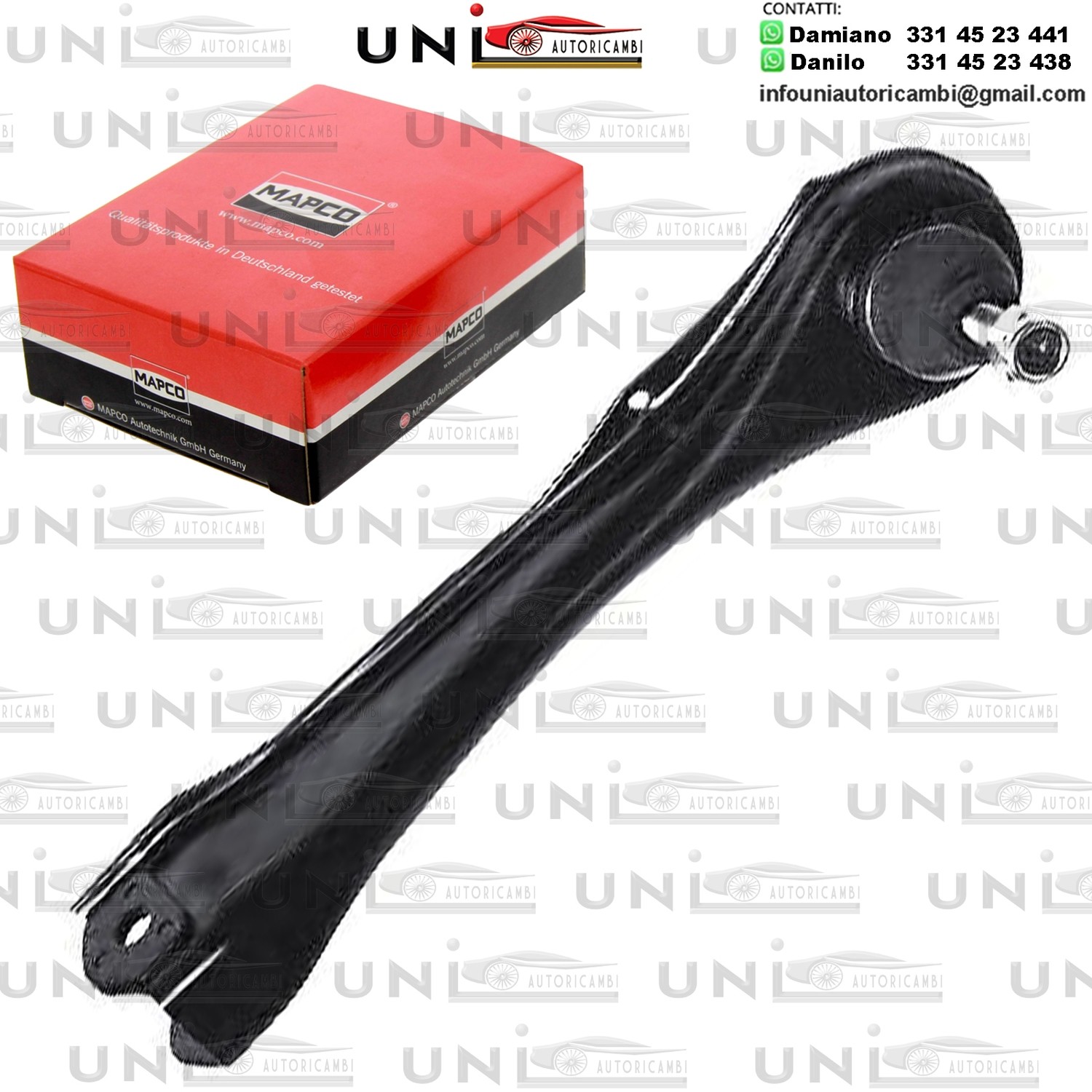 Braccio oscillante Assale anteriore Sinistro Rinforzato DACIA 1300 / 1310 / RENAULT 12 / 15 / 17