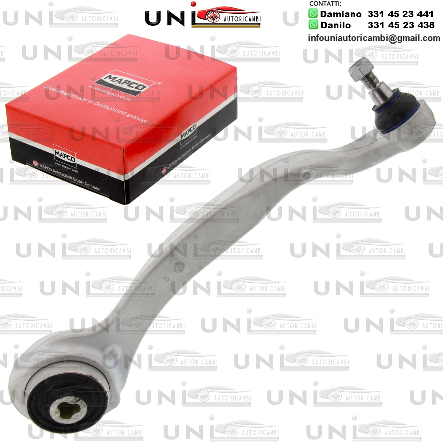 Braccio oscillante anteriore Destro Rinforzato MERCEDES-BENZ CLASSE E