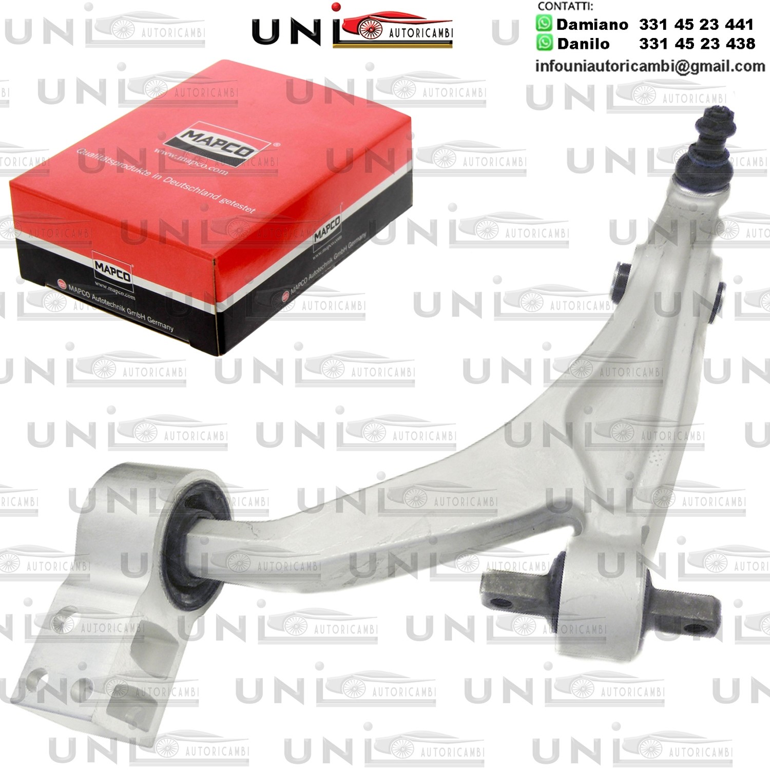 Braccio oscillante anteriore Destro Rinforzato ALFA ROMEO 159 / BRERA / SPIDER