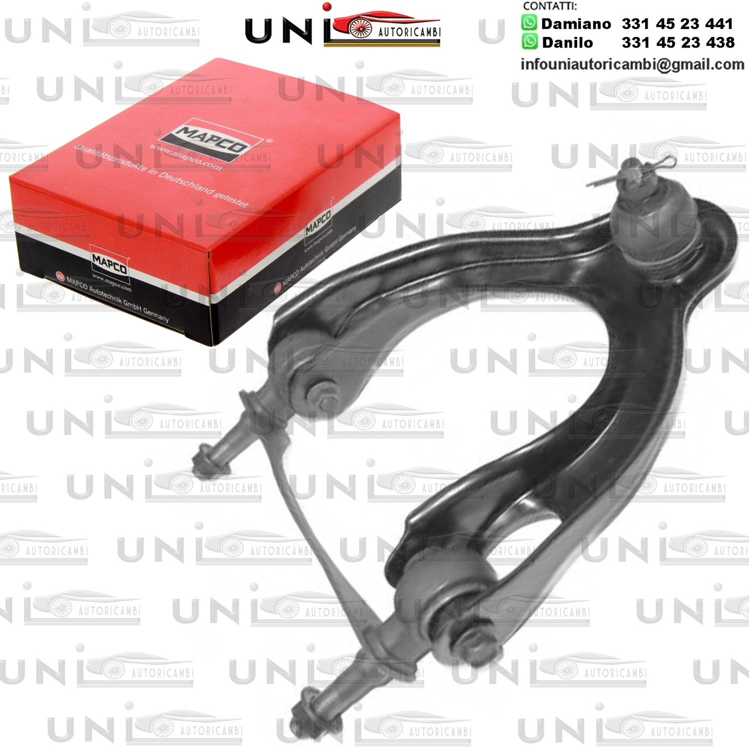 Braccio oscillante anteriore Destro Rinforzato ROVER 400 / 45