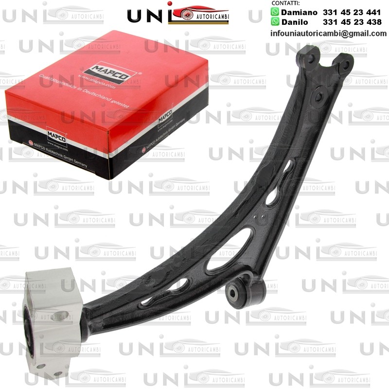 Braccio Oscillante Anteriore Destro Rinforzato AUDI A3 / SEAT ALTEA / SEAT LEON / TOLEDO III / SKODA OCTAVIA / SUPERB II / VW CADDY III / EOS / GOLF V / JETTA III / SCIROCCO / TOURAN