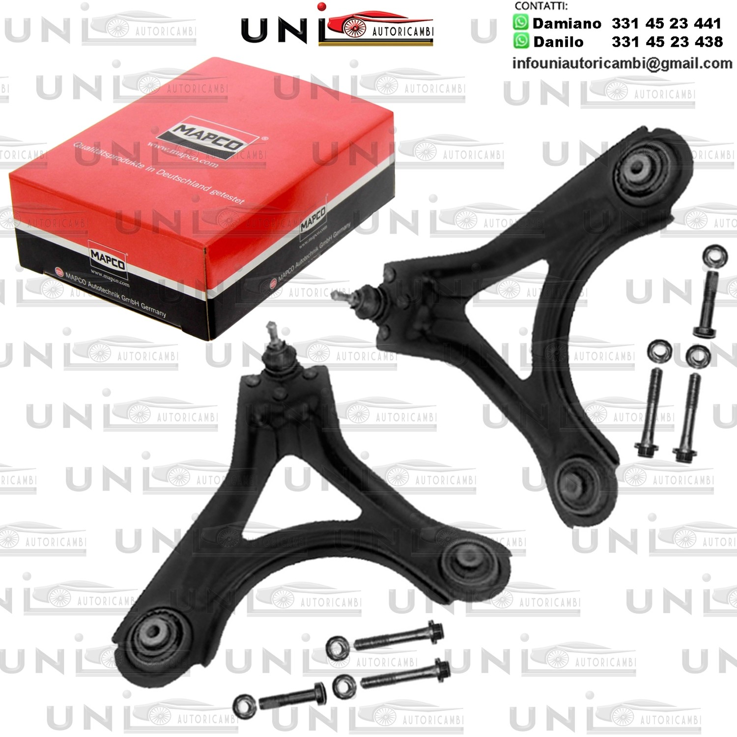 Kit 2 Bracci Anteriori Bilaterale Rinforzato Ford Mondeo I da 1993 / Ford Mondeo​ II 1996