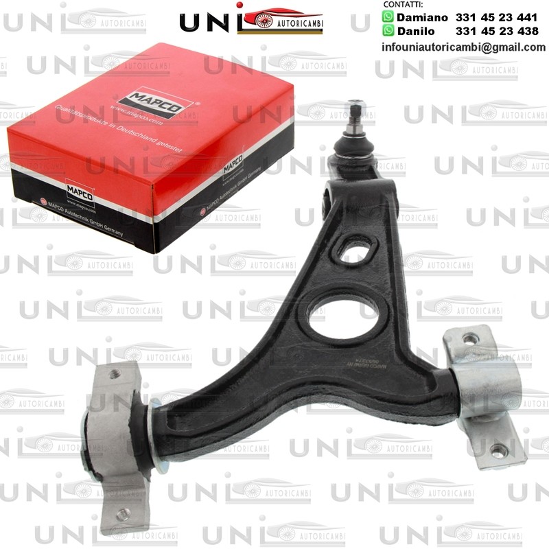 Braccio Oscillante Assale Anteriore Destro Rinforzato ALFA ROMEO 147 / 156 / 156 Sportwagon / GT