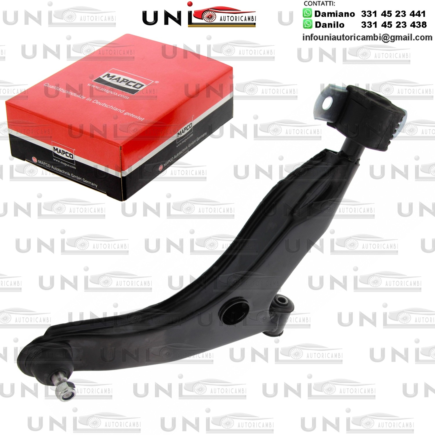 Braccio Oscillante Anteriore Destro Rinforzato MITSUBISHI CARISMA / Tre volumi / VOLVO S40 I / V40