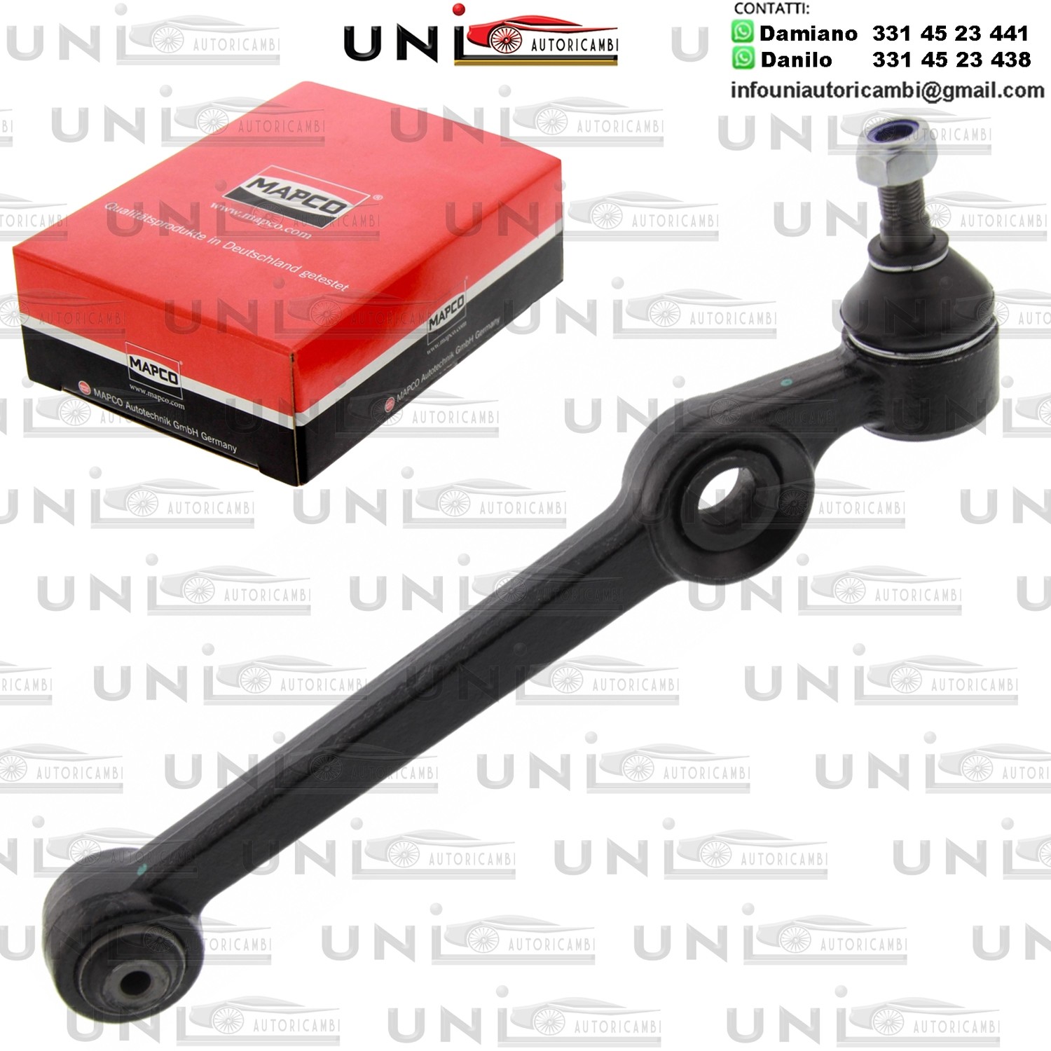 Braccio oscillante anteriore bilaterale Rinforzato Autobianchi A 112 / Fiat 127 / Panorama / Fiorino / Pick up / Seat 127