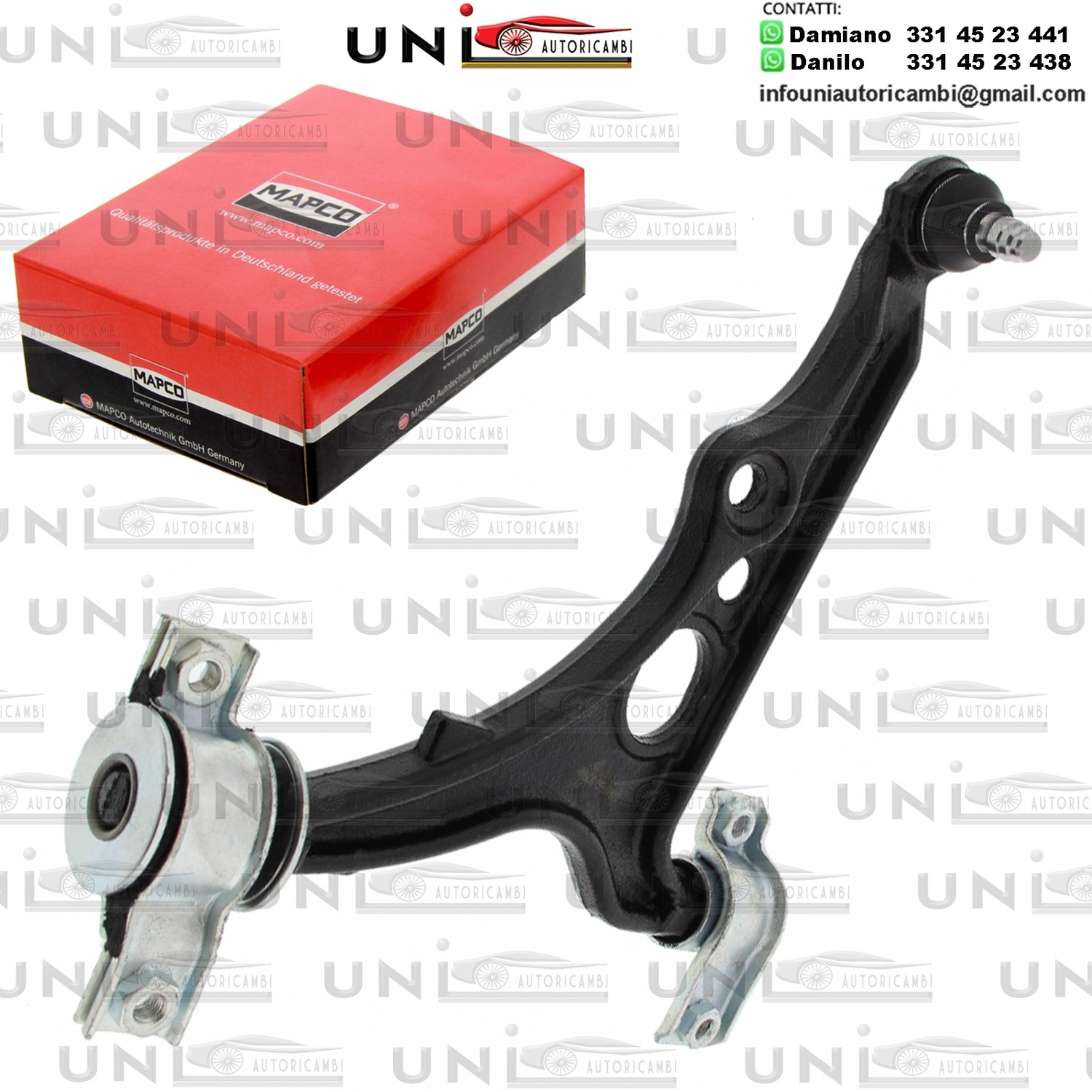 Braccio Oscillante Assale Anteriore Sinistro Rinforzato Fiat Brava / Bravo I / Tempra / Tipo ​/ Lancia Dedra / Delta II​ da 1988