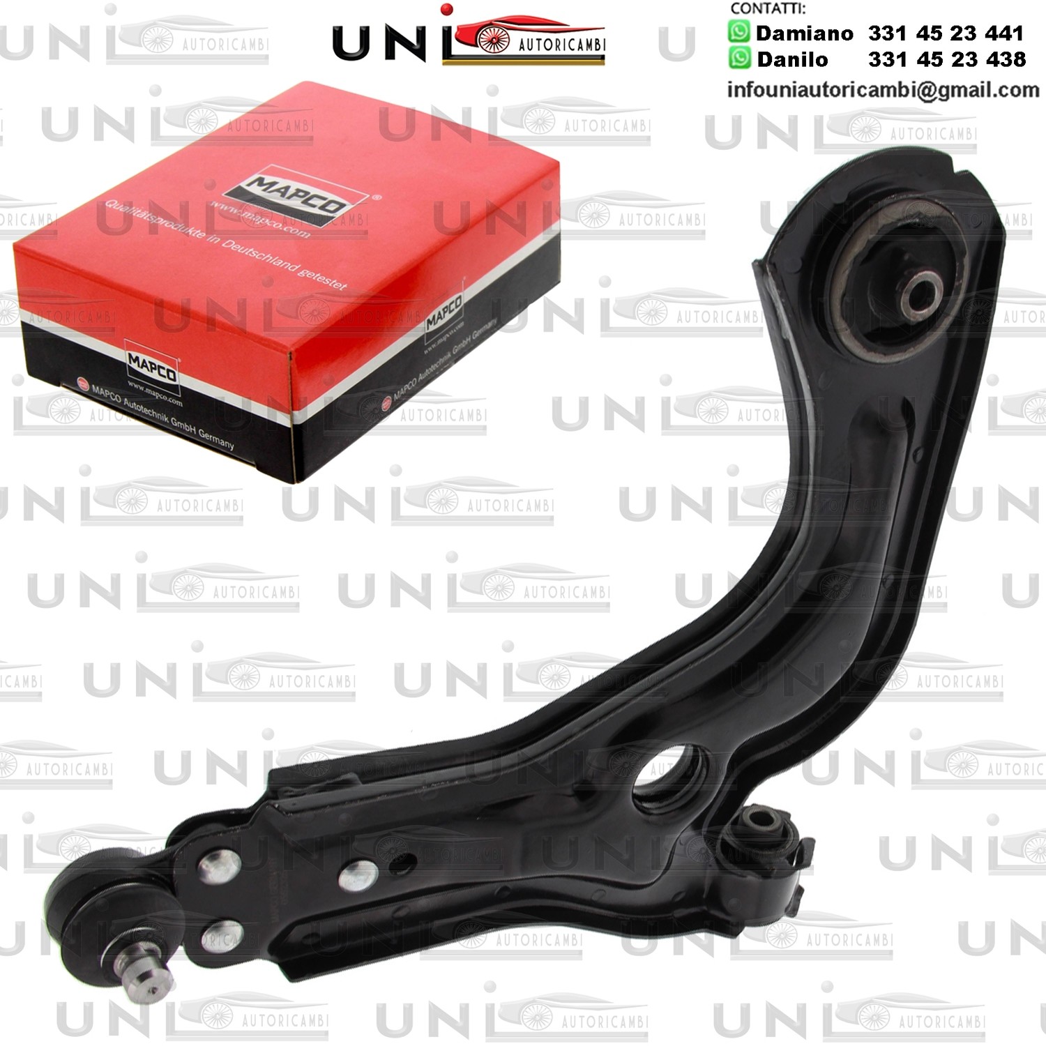 Braccio Oscillante Assale Anteriore Destro Rinforzato FORD COURIER / FIESTA / IV / PUMA / MAZDA 121 III