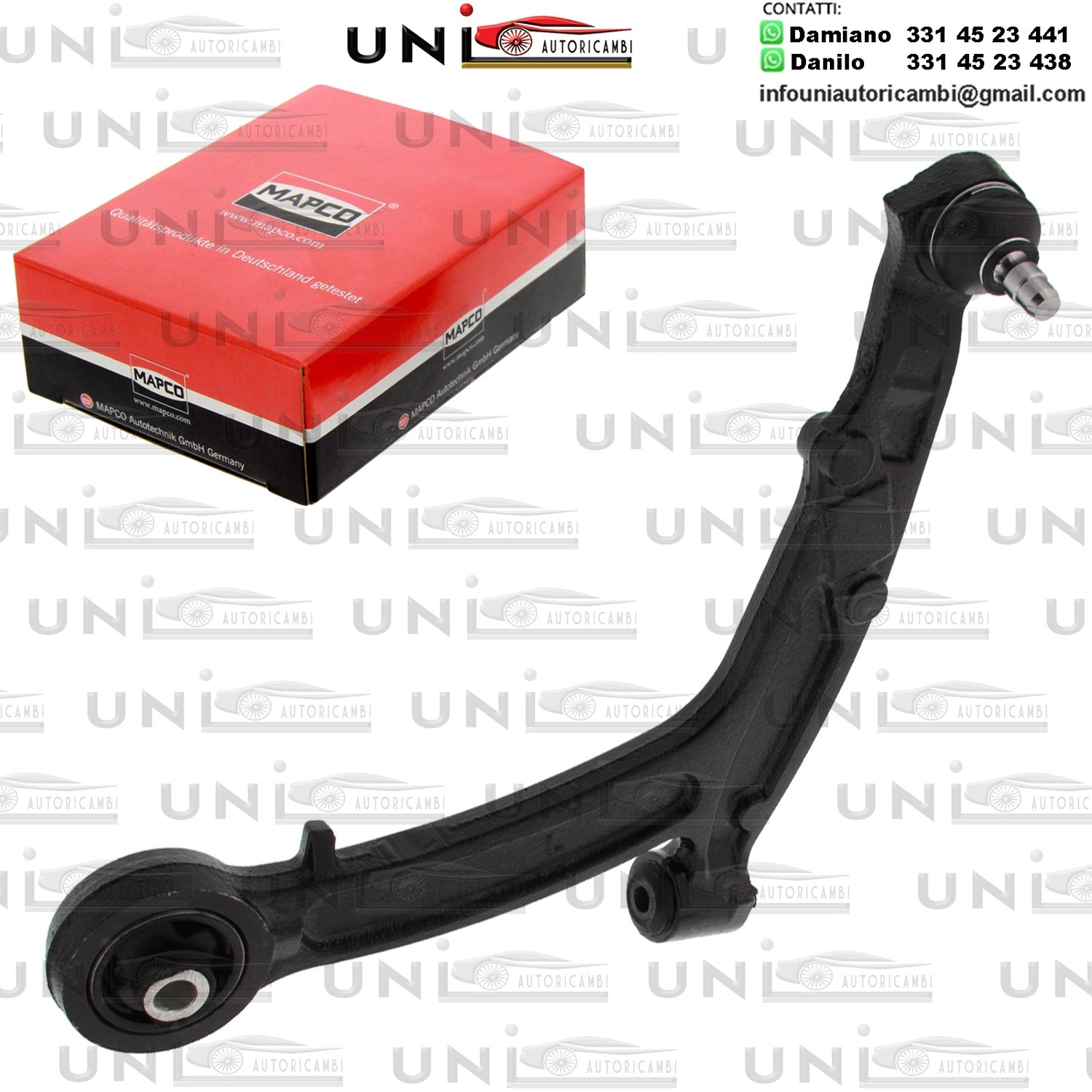 Braccio Oscillante Assale Anteriore Sinistro Rinforzato FIAT PANDA / PANDA Van