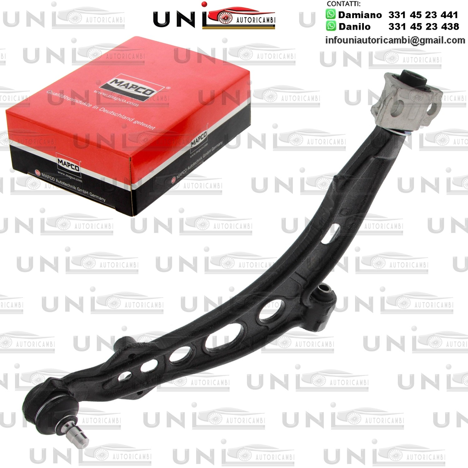 Braccio Oscillante Assale Anteriore Destro Rinforzato Fiat Barchetta / Punto / Cabriolet / Van / Lancia Y