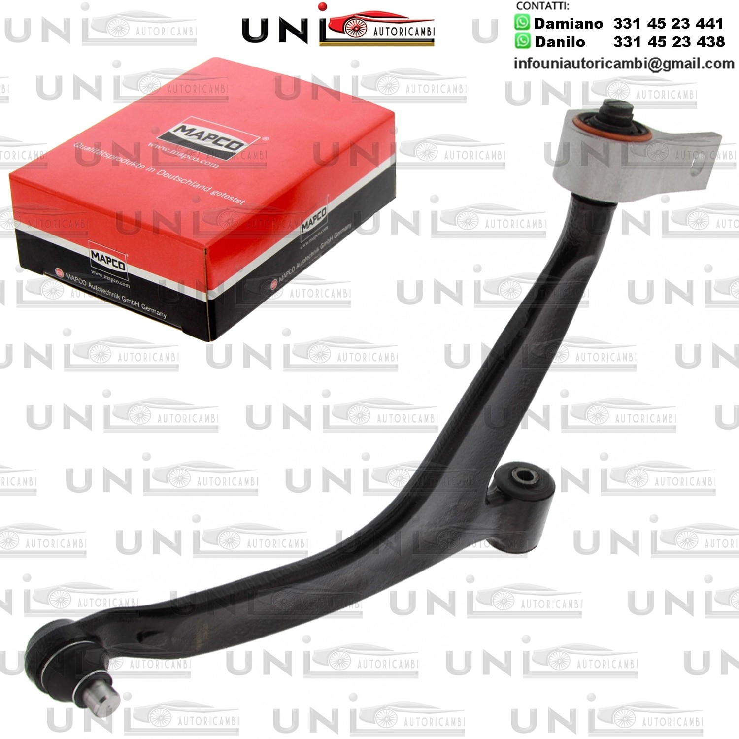 Braccio Oscillante Assale Anteriore Destro Rinforzato CITROËN BERLINGO / XSARA PICASSO / PEUGEOT PARTNER