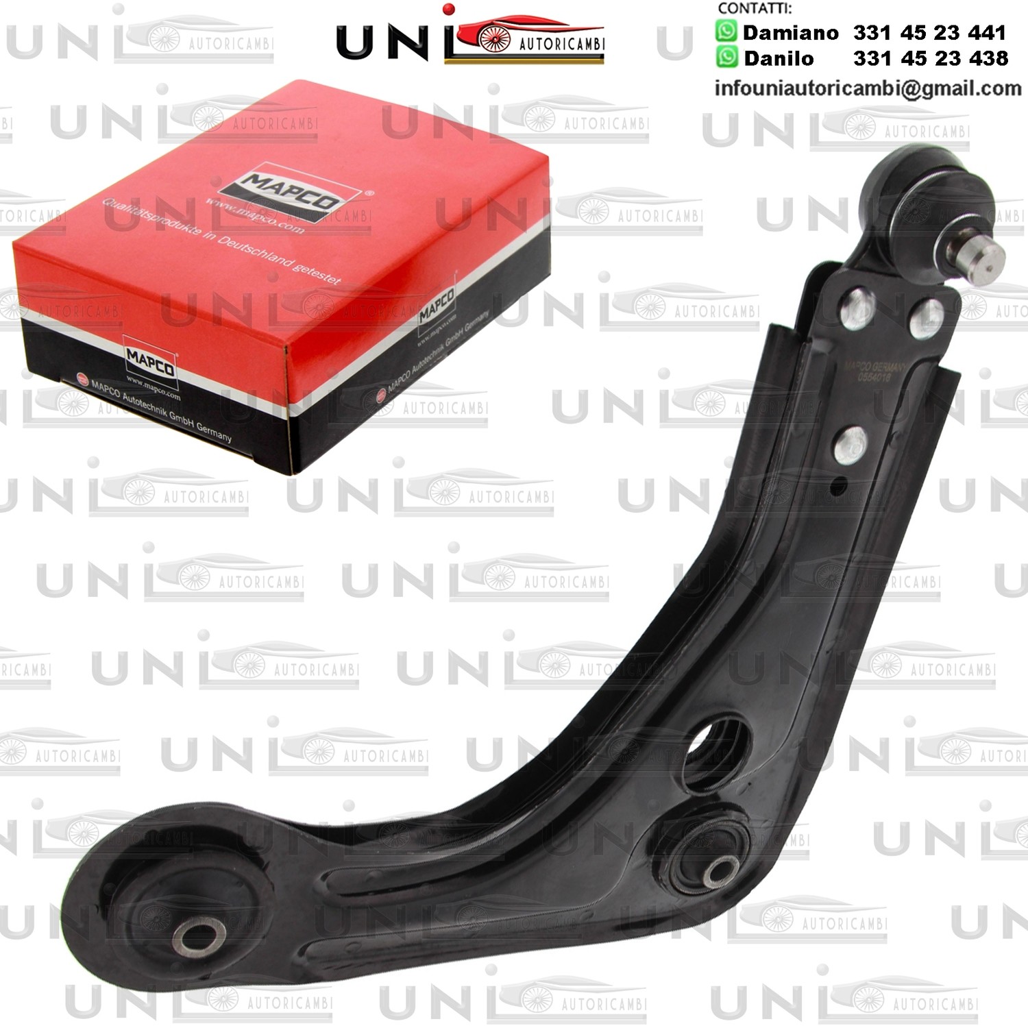 Braccio Oscillante Anteriore Destro Rinforzato CITROEN C-CROSSER / MITSUBISHI ASX / LANCER VIII / OUTLANDER II / PEUGEOT 4007