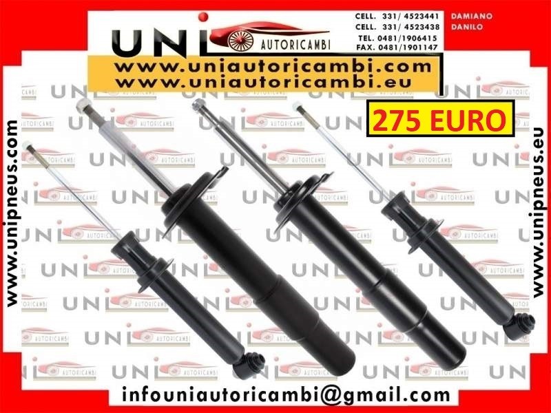 4x Ammortizzatori 2 Anteriori e 2 Posteriori BMW Serie 5 E60 Berlina dal 2004-