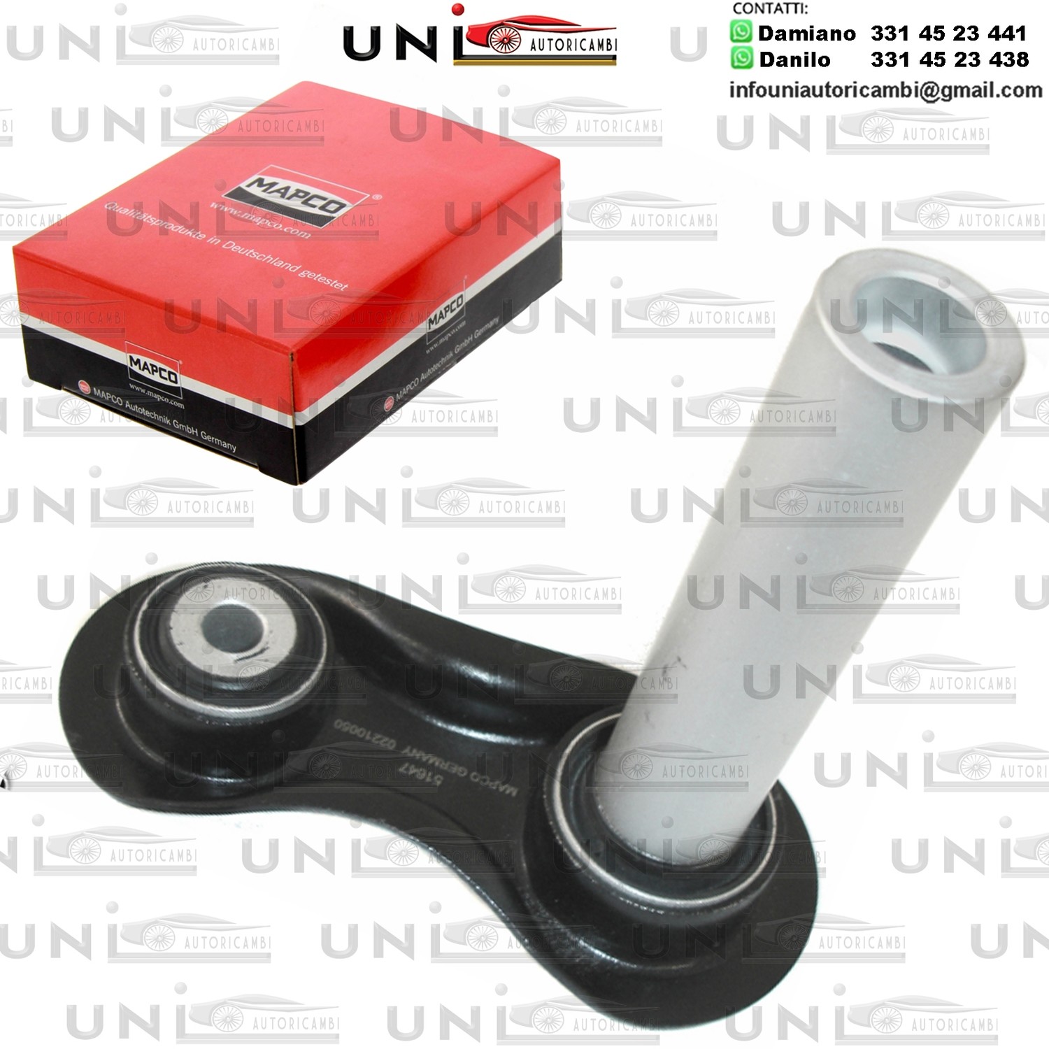 Braccio oscillante post. bilaterale Rinforzato BMW SERIE 5 (E39, E60) / 6 (E63, E64) / 7 (E38, E65, E66, E67) / X5 (E53) / Z8  (E52)