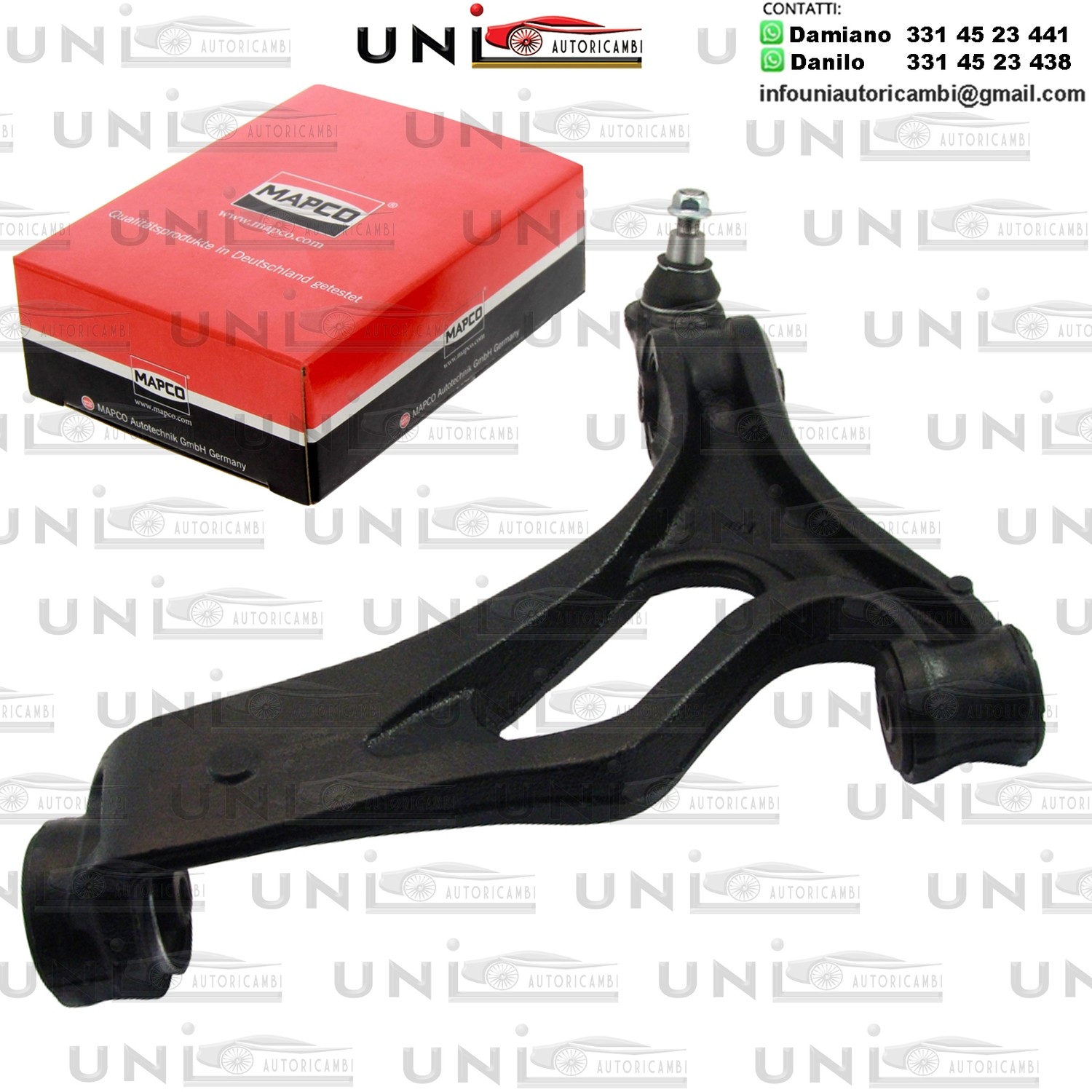 Braccio oscillante anteriore Sinistro Rinforzato PORSCHE CAYENNE / VW TOUAREG