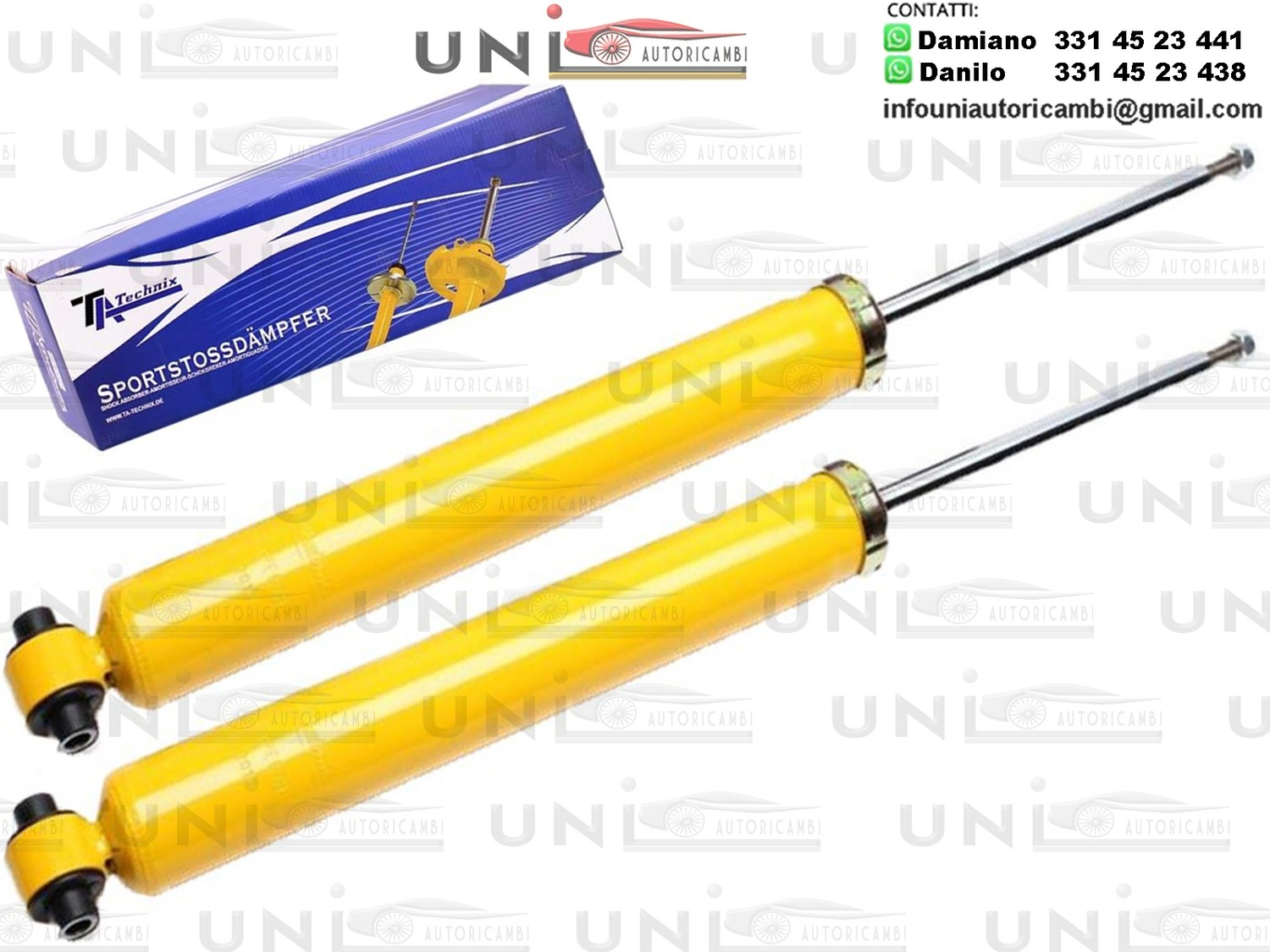 2X Ammortizzatori Posteriori Sportivi a Gas Ta Technix Citroën C4, Coupe,DS4 / Peugeot 307,308CC,308SW,3008