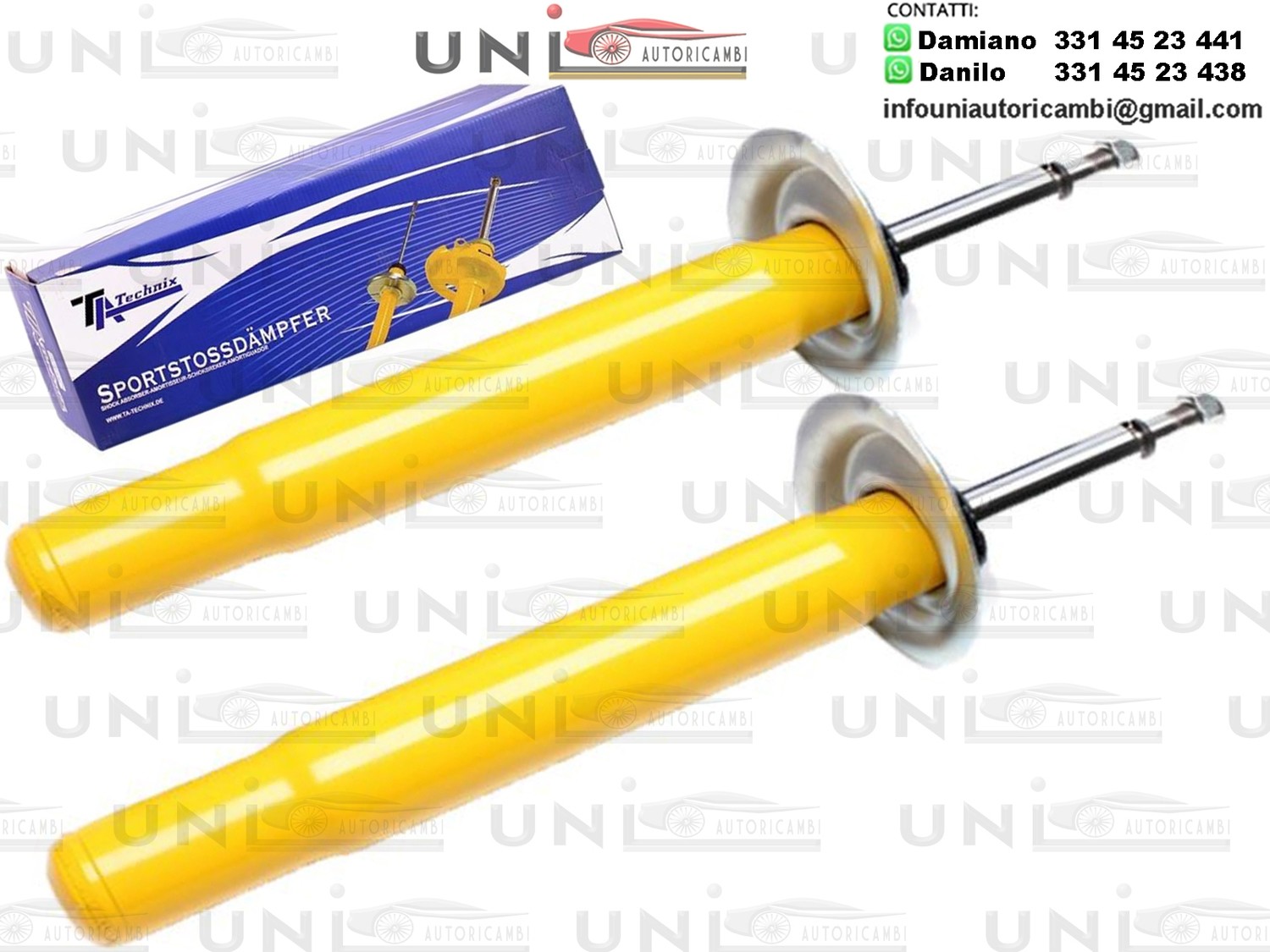 2 X Ammortizzatori Anteriori Sportivi a Gas Ta Technix BMW Serie 5 Berlina, Serie 5 Touring E39