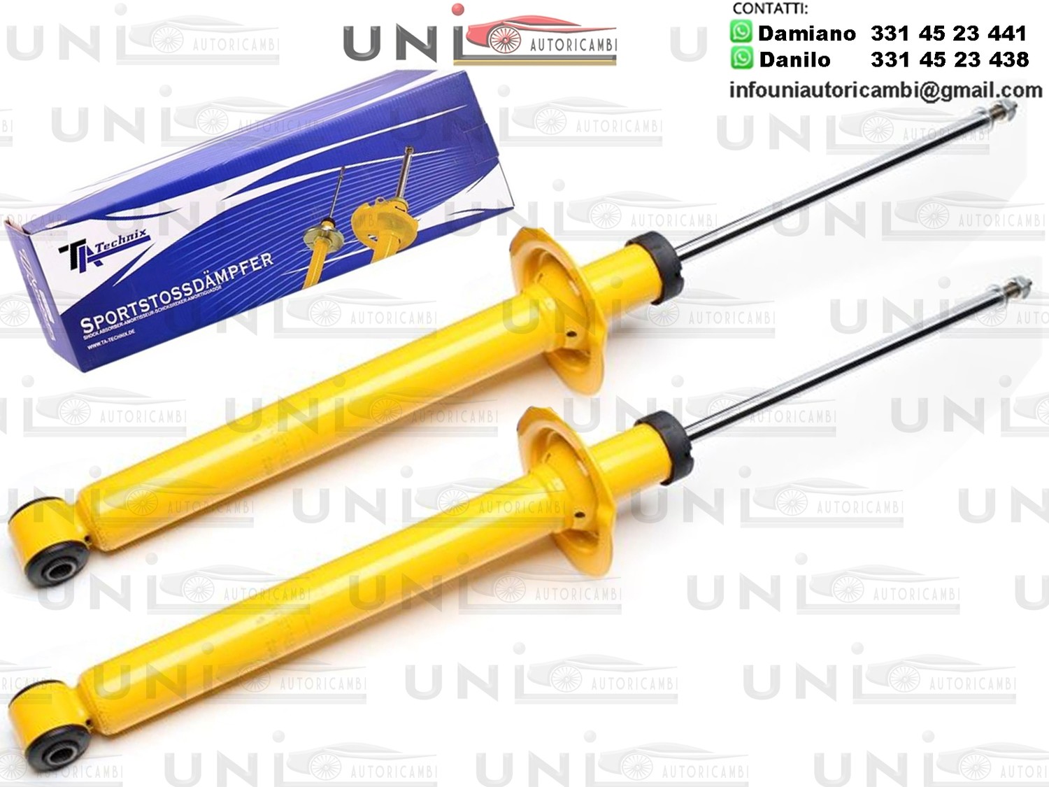 2 Ammortizzatore Posteriore Sportivo a Gas Ta Technix Renault Twingo I