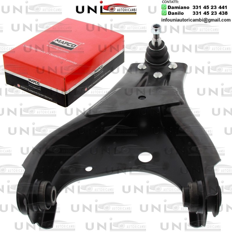 Braccio Oscillante Assale Anteriore Sinistro Rinforzato DACIA DUSTER 1.5 / 1.6 / RENAULT DUSTER