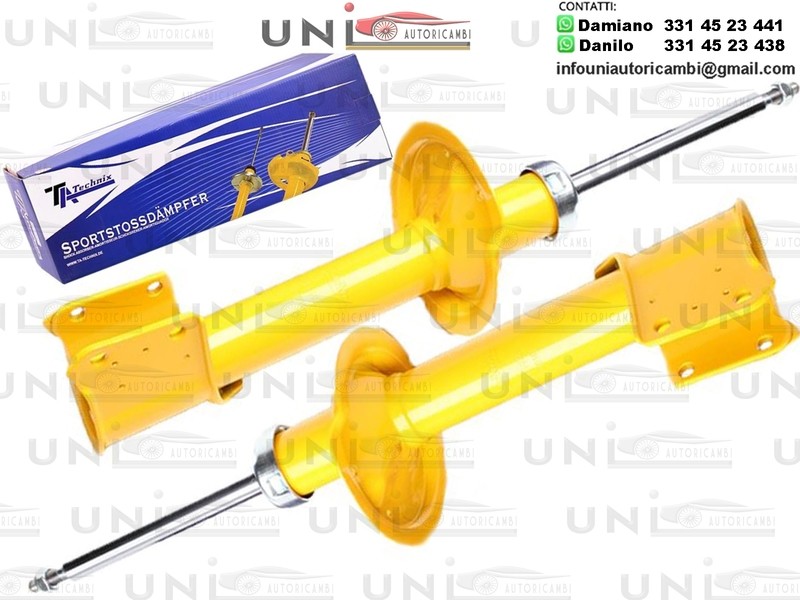2 X Ammortizzatori Anteriori Sportivi per: FIAT UNO 146 dal 1983-1996