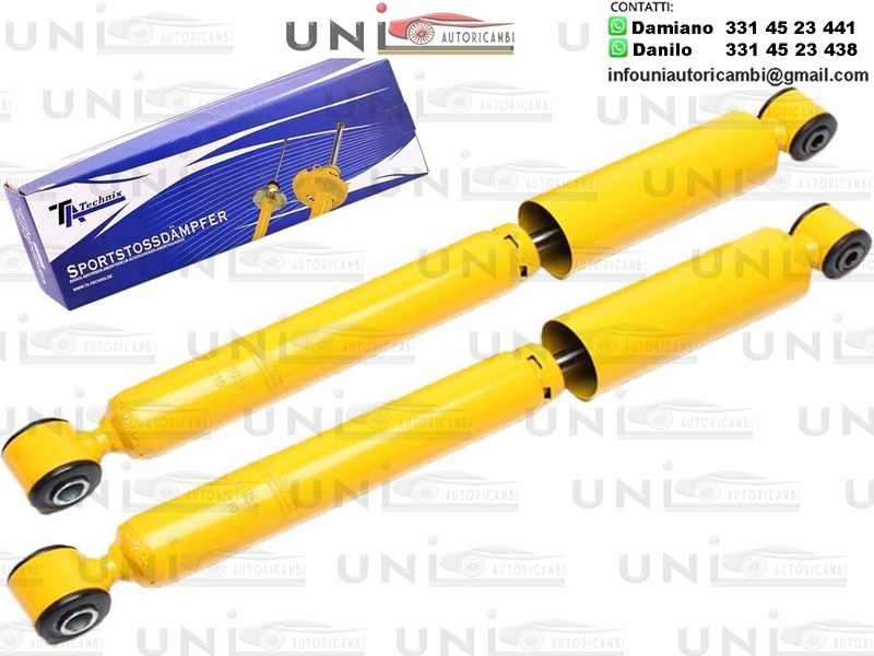 2 X AMMORTIZZATORI POSTERIORI SPORTIVI PER 4 MOTION - AUDI A3 8L - AUDI TT - SEAT LEON 1M - SEAT TOLEDO II - VW BORA - V4 GOLF 4 - 4 MOTION