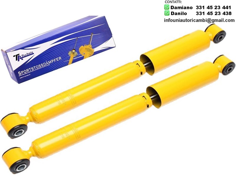 2 X AMMORTIZZATORI POSTERIORI SPORTIVI PER 4 MOTION - AUDI A3 8L - AUDI TT - SEAT LEON 1M - SEAT TOLEDO II - VW BORA - V4 GOLF 4 - 4 MOTION