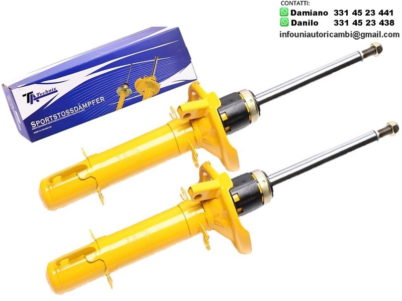 2 X AMMORTIZZATORI ANTERIORI SPORTIVI PER 4 MOTION - AUDI A3 8L - AUDI TT - SEAT LEON 1M - SEAT TOLEDO II - VW BORA - V4 GOLF 4 - 4 MOTION