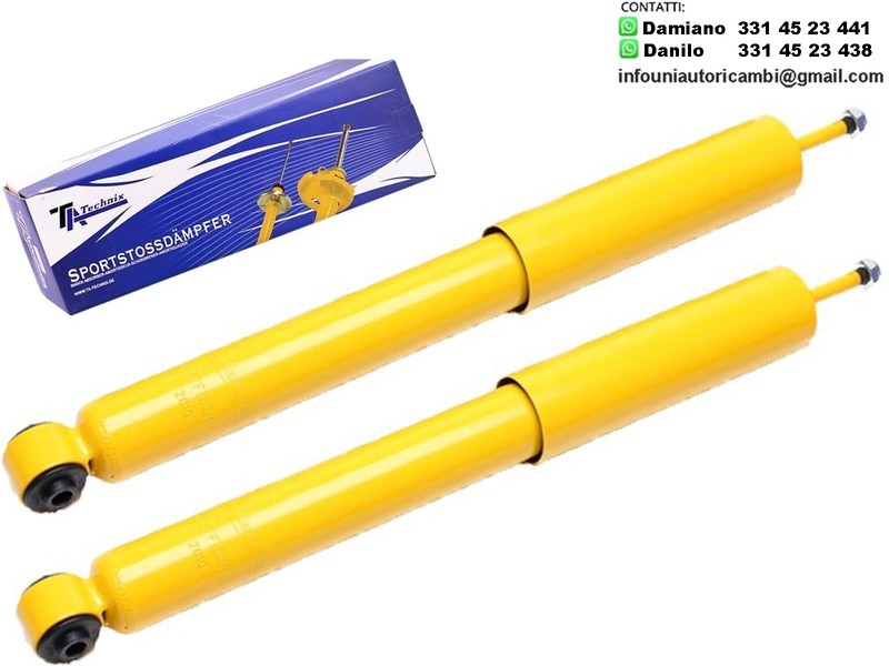 2 Ammortizzatori Posteriori Sportivi per: FIAT UNO 146 dal 1983-1996