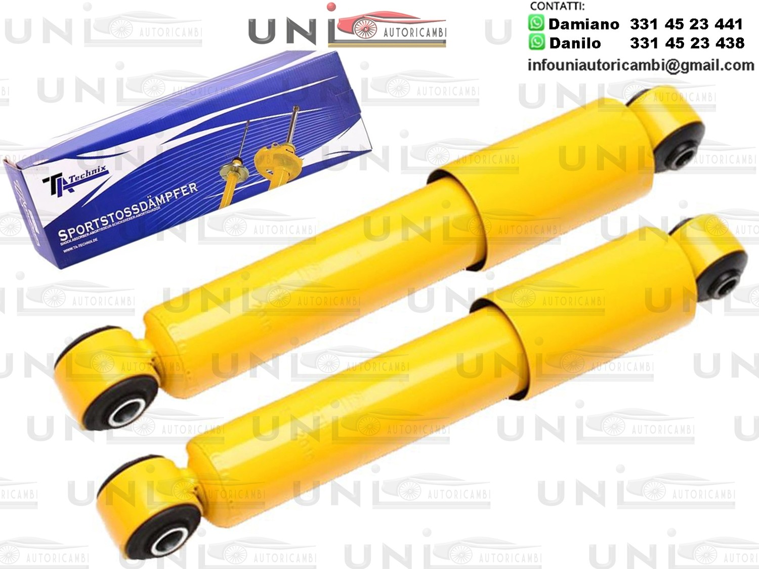 2 X Ammortizzatori Posteriori Sportivi a Gas Ta Technix Fiat Barchetta,Coupe,Punto,Punto Convertible, Punto Van / Lancia Y