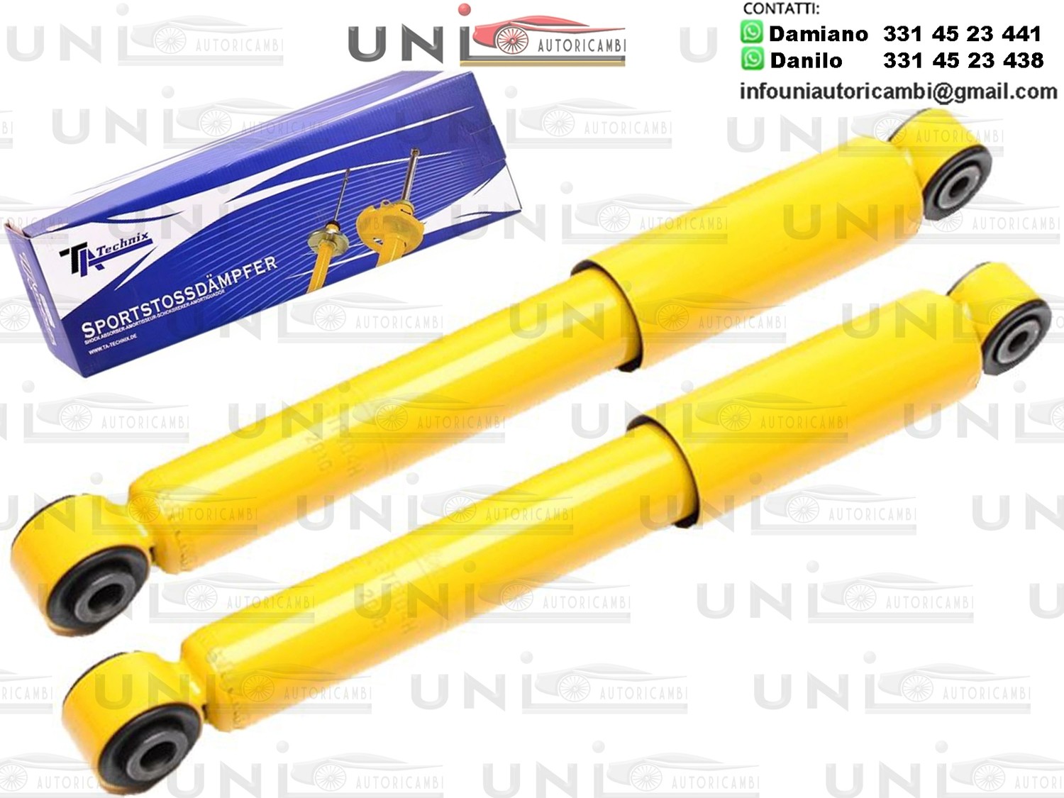 2 Ammortizzatori Posteriori Sportivi TA TECHNIX FIAT PUNTO II 188 dal 1999